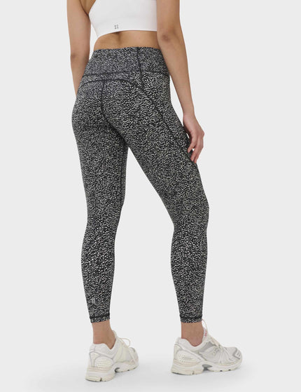 Sweaty Betty Power 7/8 Gym Leggings - Black Micro Dot Printimages2- The Sports Edit