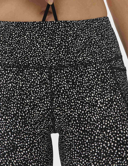 Sweaty Betty Power 7/8 Gym Leggings - Black Micro Dot Printimages3- The Sports Edit