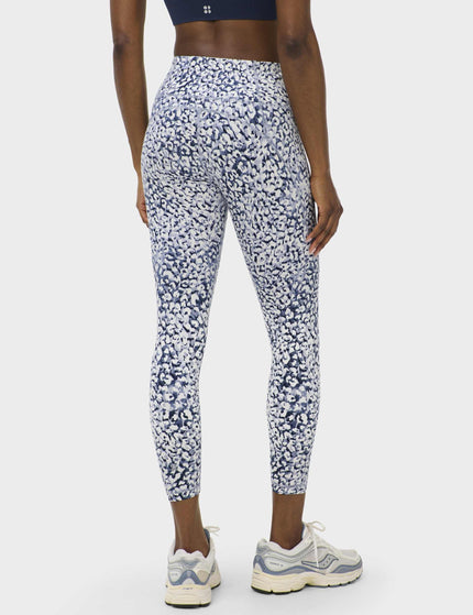 Sweaty Betty Power 7/8 Gym Leggings - Blue Faded Lynx Printimages2- The Sports Edit