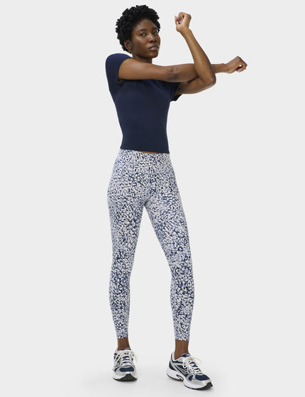 Sweaty Betty Power 7/8 Gym Leggings - Blue Faded Lynx Printimages7- The Sports Edit