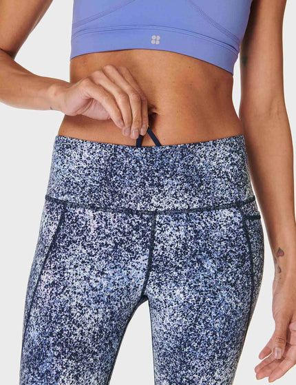 Sweaty Betty Power 7/8 Gym Leggings - Blue Speckle Printimages3- The Sports Edit