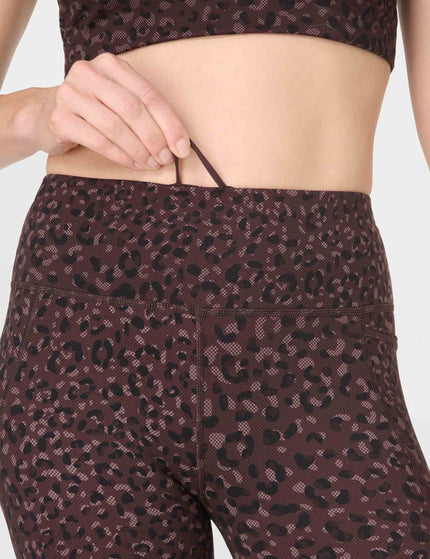 Sweaty Betty Power 7/8 Gym Leggings - Brown Leopard Dot Printimages3- The Sports Edit
