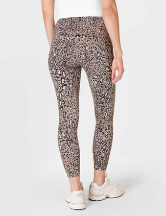 Power 7/8 Gym Leggings - Brown Luxe Leopard Print