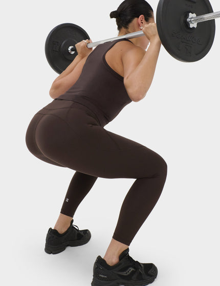Sweaty Betty Power 7/8 Gym Leggings - Espresso Brownimages6- The Sports Edit