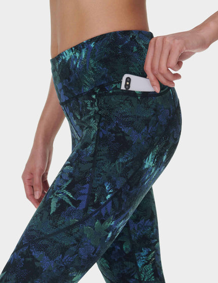 Sweaty Betty Power 7/8 Gym Leggings - Green Forest Printimages3- The Sports Edit