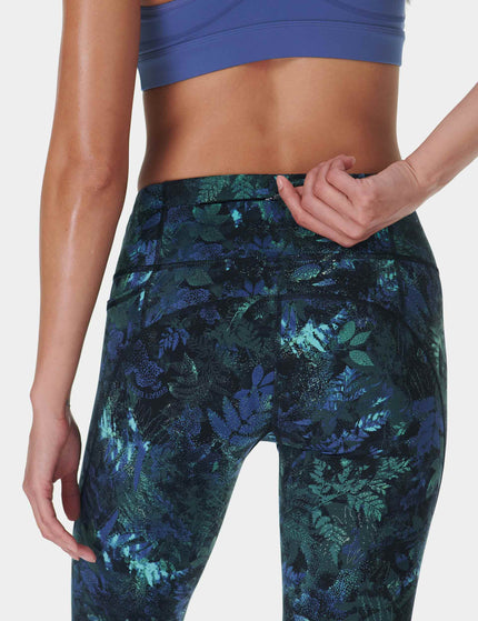 Sweaty Betty Power 7/8 Gym Leggings - Green Forest Printimages4- The Sports Edit