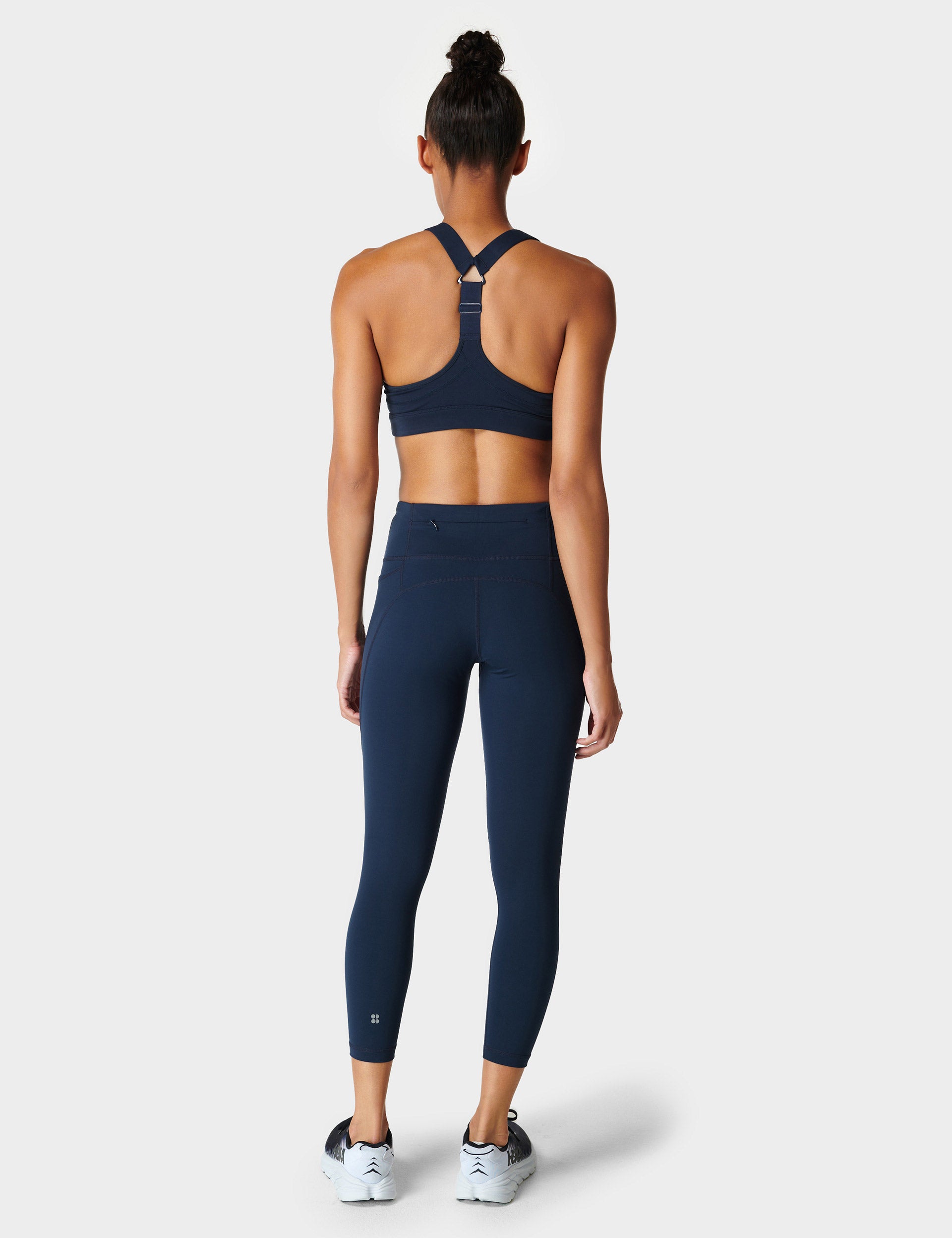 Women's Gym Leggings - Black - Navy blue, Dark blue - Starever