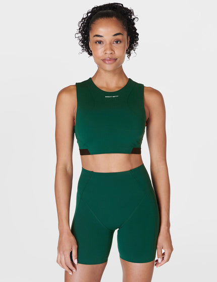 Sweaty Betty Power Advantage Bra Top - Retro Greenimages1- The Sports Edit