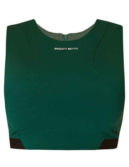 Sweaty Betty Power Advantage Bra Top - Retro Greenimages7- The Sports Edit