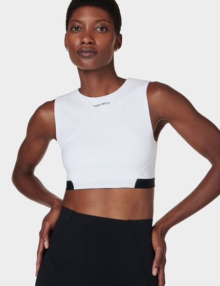 Sweaty Betty Power Advantage Bra Top - Whiteimages3- The Sports Edit