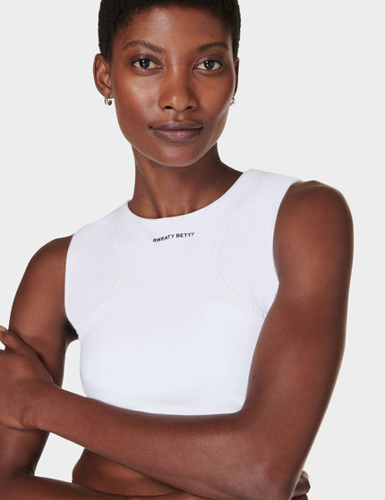 Sweaty Betty Power Advantage Bra Top - Whiteimages4- The Sports Edit