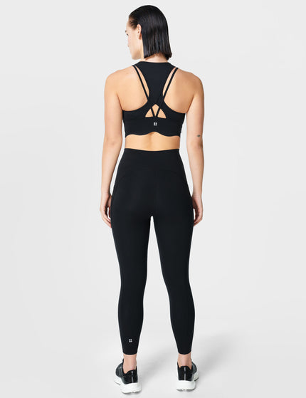 Sweaty Betty Power Contour Plunge Bra - Blackimages5- The Sports Edit