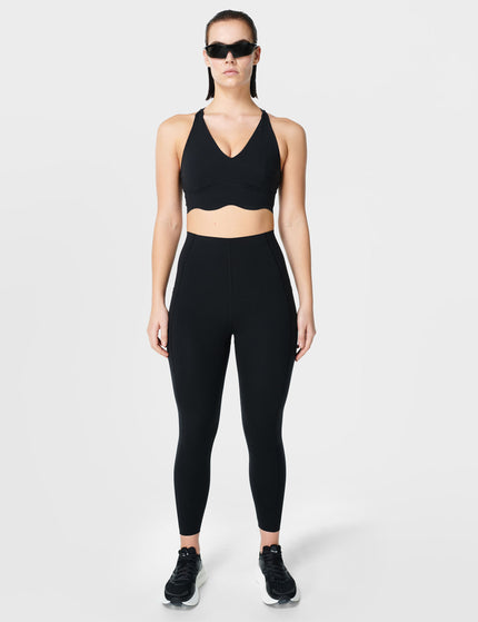 Sweaty Betty Power Contour Plunge Bra - Blackimages4- The Sports Edit