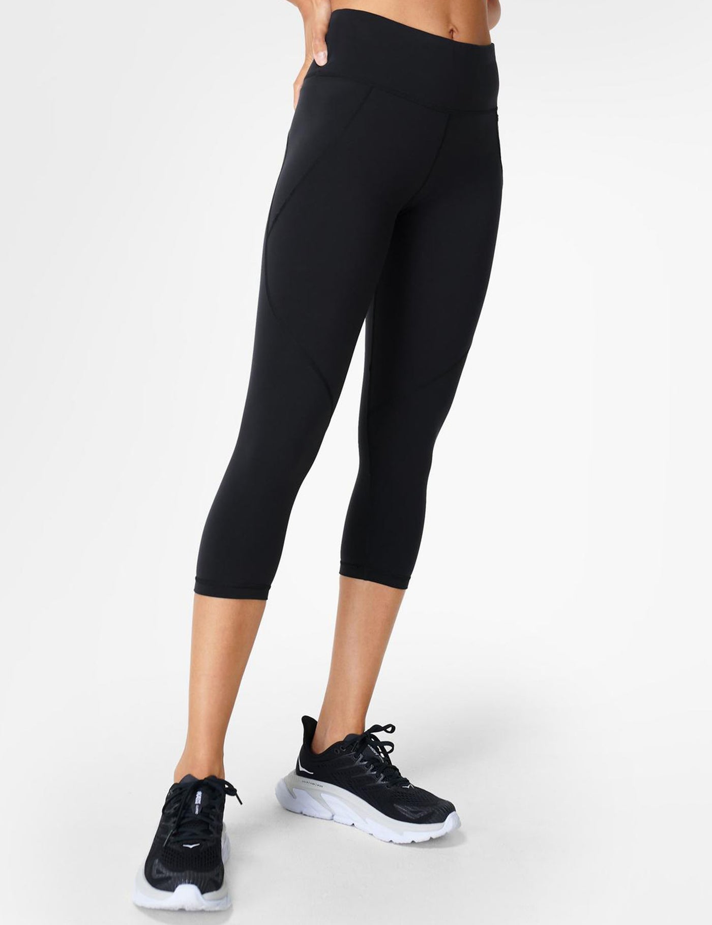 Sweaty Betty Women's Black Power Workout Crop Leggings Size Small main image 1
