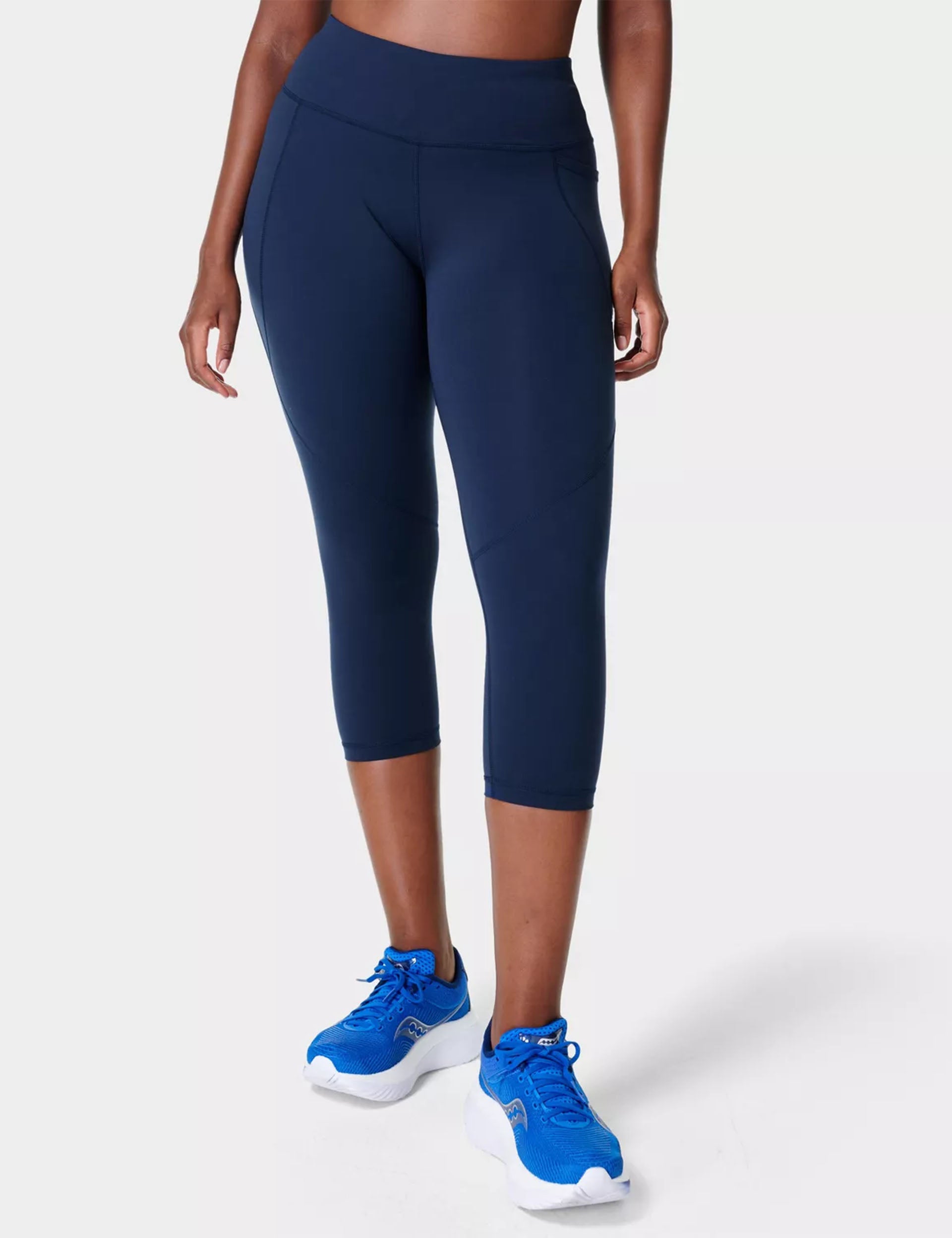 Sweaty Betty POWER ULTRASCULPT HIGH WAIST WORKOUT LEGGING - Leggings - navy  blue/blue 