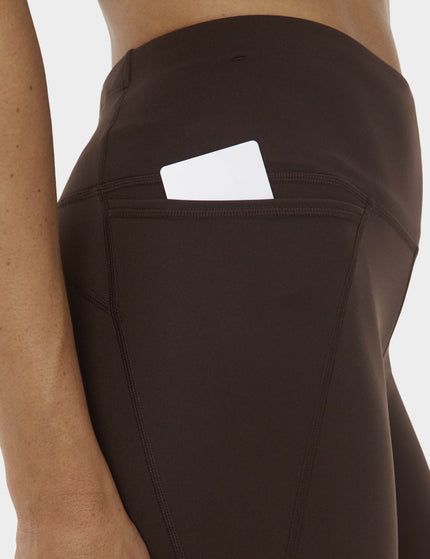 Sweaty Betty Power Gym Flared Leggings - Espresso Brownimages4- The Sports Edit
