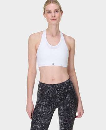 Power High Impact Sports Bra - White