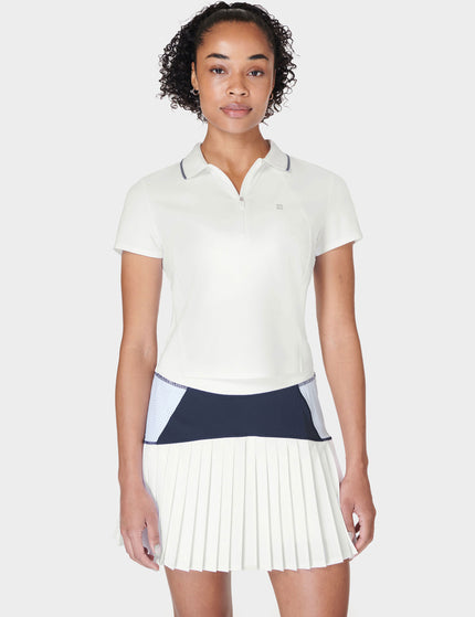 Sweaty Betty Power Match Point Tennis T-Shirt - Whiteimages1- The Sports Edit