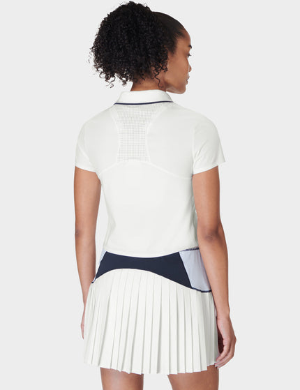 Sweaty Betty Power Match Point Tennis T-Shirt - Whiteimages2- The Sports Edit