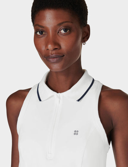 Sweaty Betty Power Match Point Tennis Vest - Whiteimages3- The Sports Edit