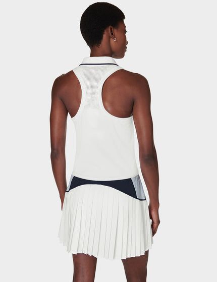 Sweaty Betty Power Match Point Tennis Vest - Whiteimages2- The Sports Edit