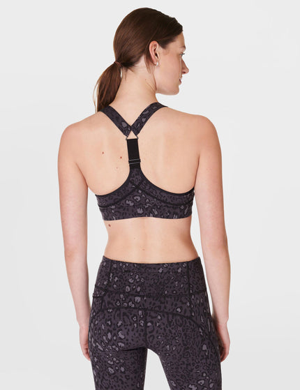 Sweaty Betty Power Medium Support Sports Bra - Black Luxe Leopard Printimages2- The Sports Edit