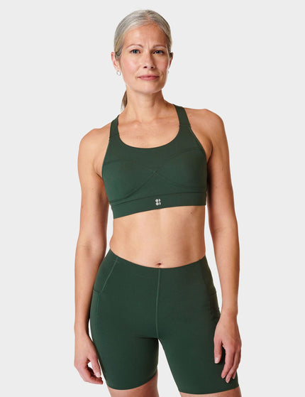 Sweaty Betty Power Medium Support Sports Bra - Trek Greenimages1- The Sports Edit