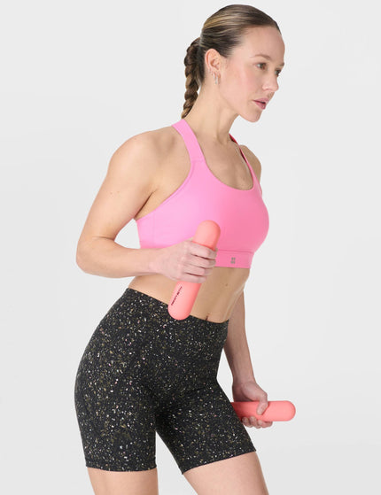 Sweaty Betty Power Medium Support Seam-Free Bust Bra - Guava Pink - BROKEN STOCKimages4- The Sports Edit