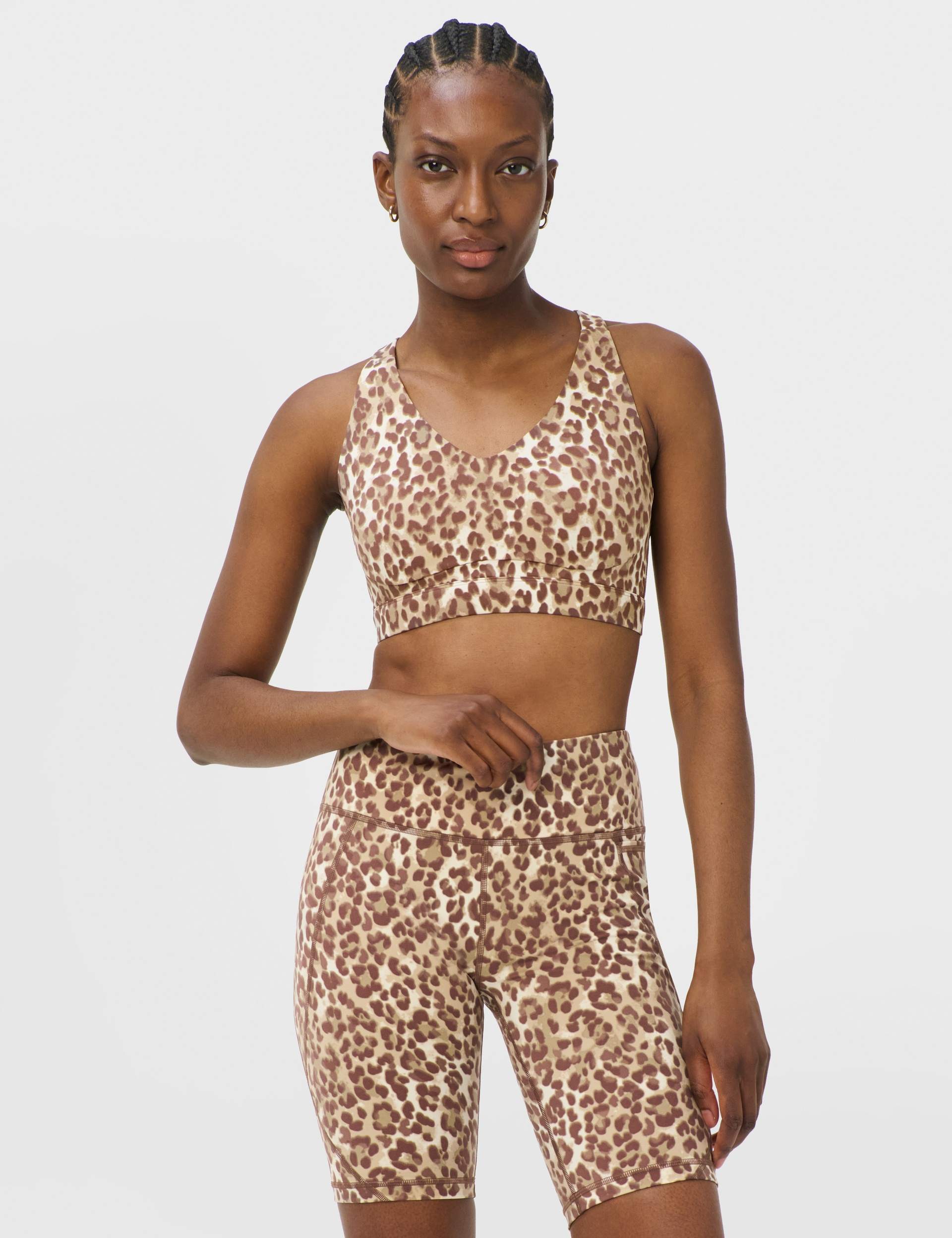 Power Pulse Bra Ink Leopard Print