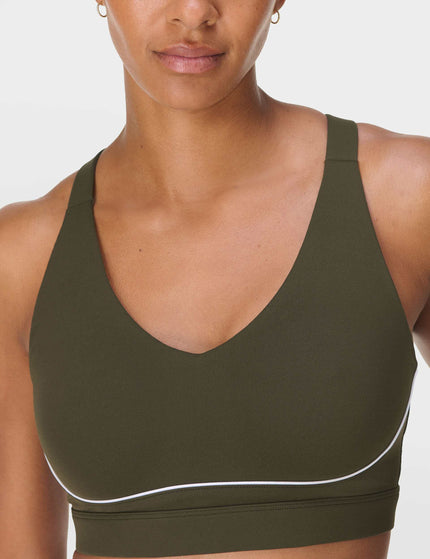 Sweaty Betty Power Pulse Bra - Nori Green/Whiteimages3- The Sports Edit