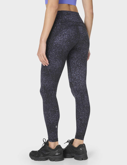 Sweaty Betty Power Reflective Gym Leggings - Black Star Reflective Printimages2- The Sports Edit