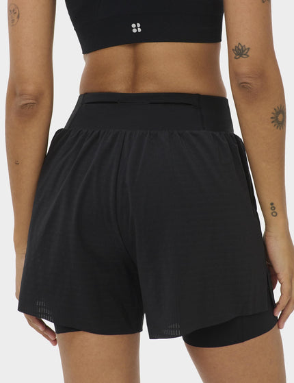 Sweaty Betty Power Texture Perforated Mesh Shorts - Blackimages2- The Sports Edit