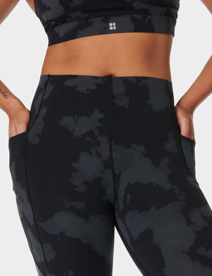 Sweaty Betty Power UltraSculpt High Waisted Gym Leggings - Black Fade Printimages3- The Sports Edit