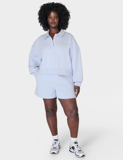 Sweaty Betty Powerhouse Collared Sweatshirt - Salt Blueimages5- The Sports Edit