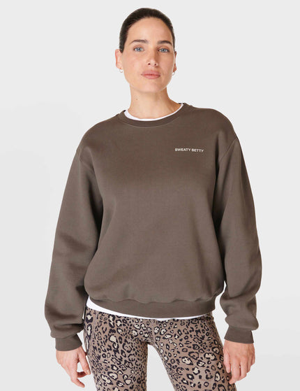 Sweaty Betty Powerhouse Sweatshirt - Dark Timber Brownimages1- The Sports Edit