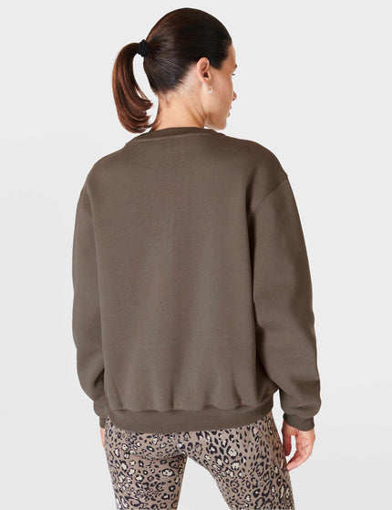 Sweaty Betty Powerhouse Sweatshirt - Dark Timber Brownimages2- The Sports Edit