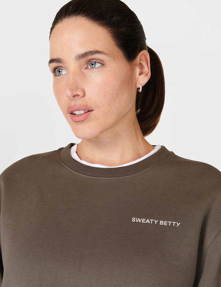 Sweaty Betty Powerhouse Sweatshirt - Dark Timber Brownimages3- The Sports Edit