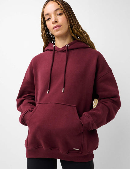 Sweaty Betty Premium Brushed Classic Hoody - Malbec Redimages1- The Sports Edit