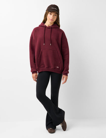 Sweaty Betty Premium Brushed Classic Hoody - Malbec Redimages5- The Sports Edit