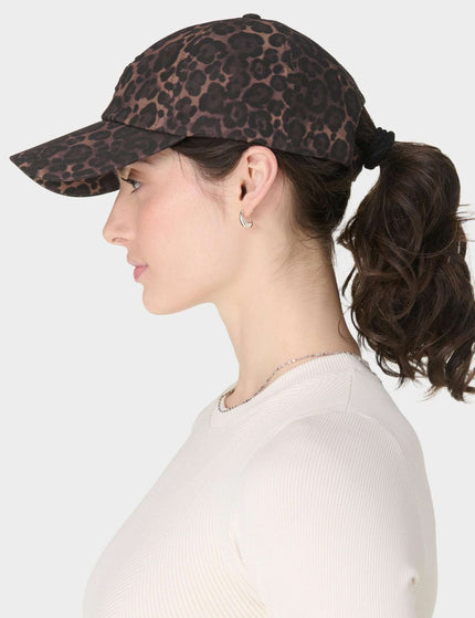 Sweaty Betty Printed Cap - Brown Wild Leopard Printimages2- The Sports Edit