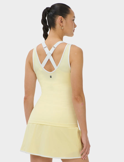 Sweaty Betty Pro Racket Power Tank - Butterscotch Yellowimages2- The Sports Edit