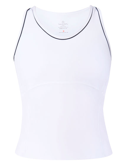 Sweaty Betty Pro Racket Power Tank - Whiteimages6- The Sports Edit