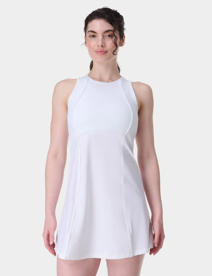 Sweaty Betty Racket Tennis Dress - Whiteimages1- The Sports Edit