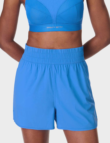 Sweaty Betty Relay Shell Shorts - Tidal Blueimages1- The Sports Edit