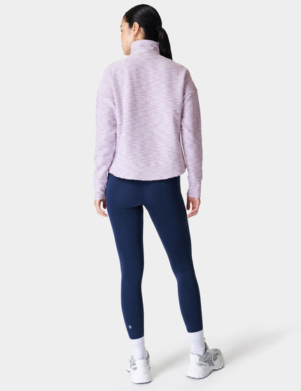 Sweaty Betty Rest Up Half Zip Pullover - Lily Purpleimages5- The Sports Edit