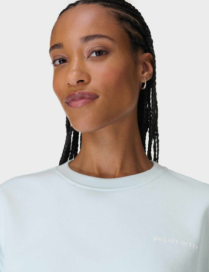 Sweaty Betty Revive Crew Neck Sweatshirt - Day Break Blueimages3- The Sports Edit