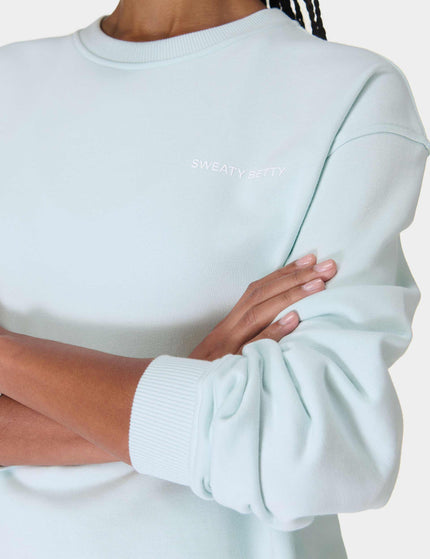 Sweaty Betty Revive Crew Neck Sweatshirt - Day Break Blueimages4- The Sports Edit