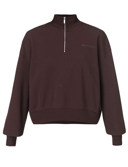 Sweaty Betty Revive Crop Half Zip - Sable Brownimages6- The Sports Edit