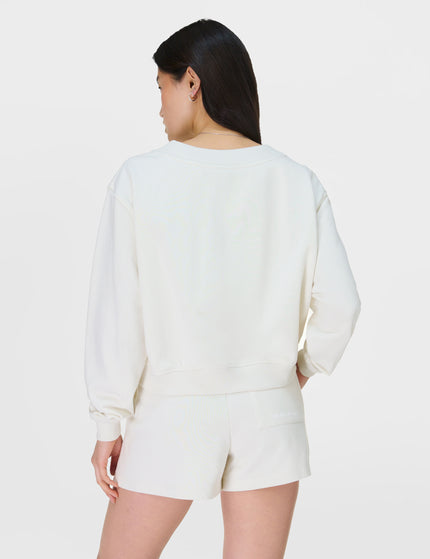 Sweaty Betty Revive Crop V-Neck Sweatshirt - Lily Whiteimages2- The Sports Edit