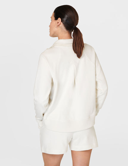 Sweaty Betty Revive Rib Half Zip Pullover - Lily Whiteimages2- The Sports Edit